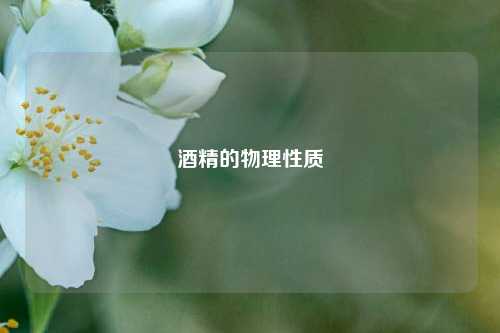 酒精的物理性质