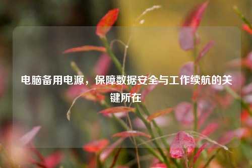 电脑备用电源，保障数据安全与工作续航的关键所在