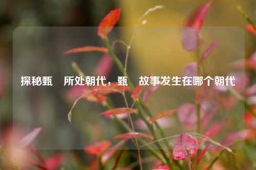 探秘甄嬛所处朝代，甄嬛故事发生在哪个朝代