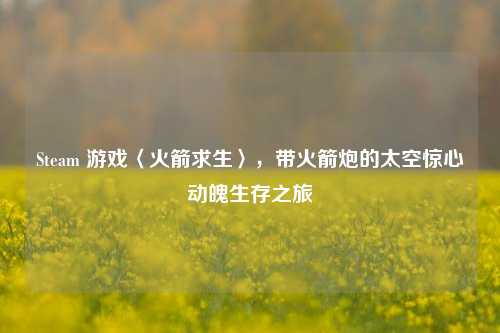 Steam 游戏〈火箭求生〉，带火箭炮的太空惊心动魄生存之旅