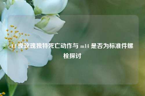 Cf 夜玫瑰独特死亡动作与 m14 是否为标准件螺栓探讨
