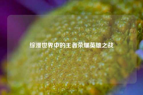 综漫世界中的王者荣耀英雄之战