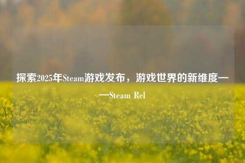 探索2025年Steam游戏发布，游戏世界的新维度——Steam Rel