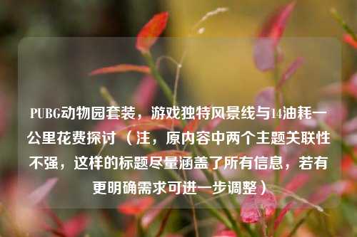 PUBG动物园套装，游戏独特风景线与14油耗一公里花费探讨 （注，原内容中两个主题关联性不强，这样的标题尽量涵盖了所有信息，若有更明确需求可进一步调整）