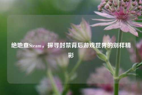 绝地查Steam，探寻封禁背后游戏世界的别样精彩
