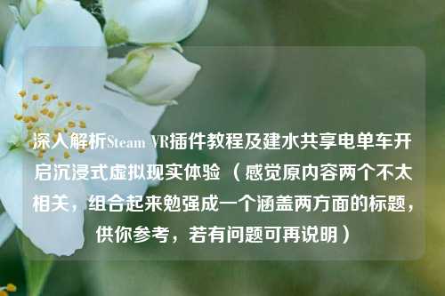 深入解析Steam VR插件教程及建水共享电单车开启沉浸式虚拟现实体验 （感觉原内容两个不太相关，组合起来勉强成一个涵盖两方面的标题，供你参考，若有问题可再说明）