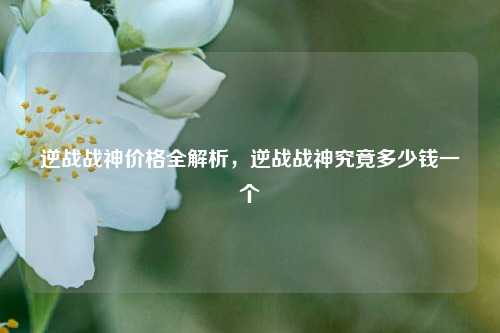 逆战战神价格全解析，逆战战神究竟多少钱一个