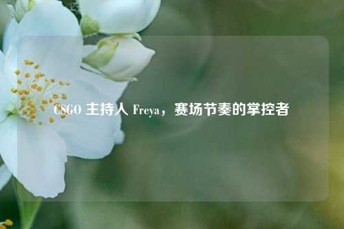 CSGO 主持人 Freya，赛场节奏的掌控者