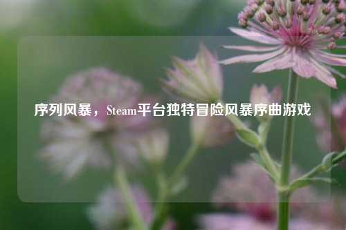 序列风暴，Steam平台独特冒险风暴序曲游戏