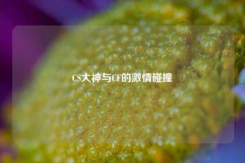 CS大神与CF的激情碰撞