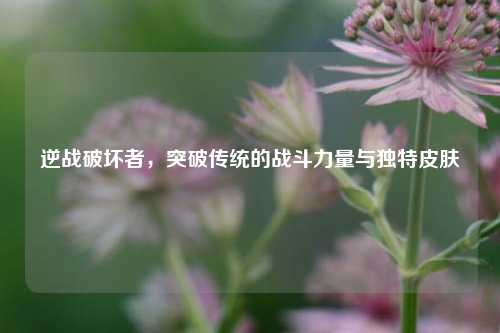 逆战破坏者，突破传统的战斗力量与独特皮肤