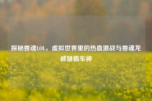 探秘兽魂LOL,虚拟世界里的热血激战与兽魂龙威雄霸车神