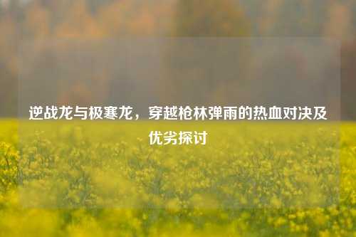 逆战龙与极寒龙,穿越枪林弹雨的热血对决及优劣探讨
