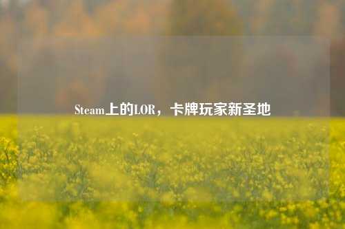 Steam上的LOR,卡牌玩家新圣地