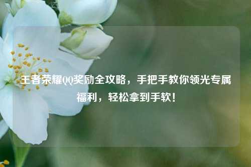 王者荣耀QQ奖励全攻略,手把手教你领光专属福利,轻松拿到手软!