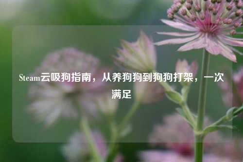 Steam云吸狗指南，从养狗狗到狗狗打架，一次满足