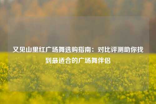又见山里红广场舞选购指南：对比评测助你找到最适合的广场舞伴侣